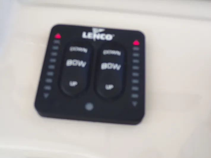  Yacht Photos Pics Lenco control panel on a 2018 Boston Whaler 420 boat.