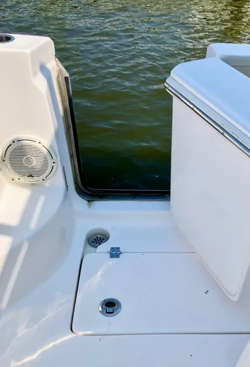  Yacht Photos Pics 2018 Sea Fox 288 Commander boat deck with water view.