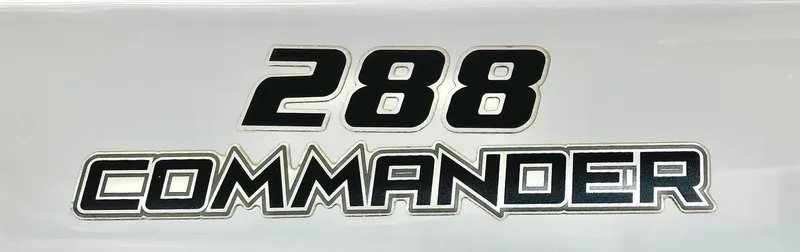  Yacht Photos Pics Sea Fox 288 Commander 2018 model logo on boat exterior.