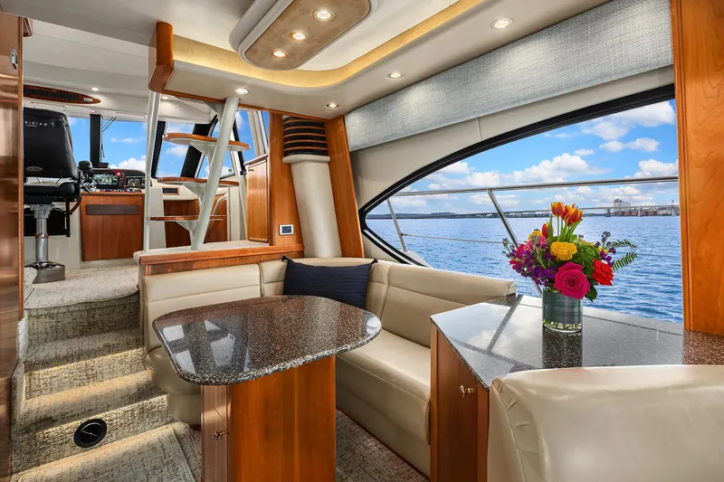 Pura Vida Yacht Photos Pics Dinette
