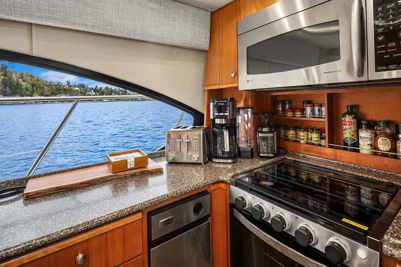 Pura Vida Yacht Photos Pics Galley