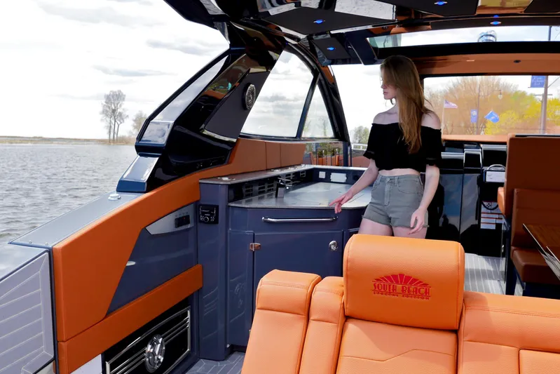  Yacht Photos Pics 2026 Cruisers Yachts 42 GLS I/O interior with modern design and luxury features.