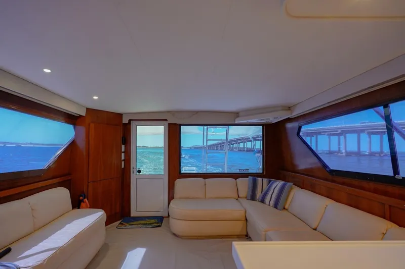 Change Order Yacht Photos Pics 1994 Hatteras 46 Convertible- CHANGE ORDER- Salon