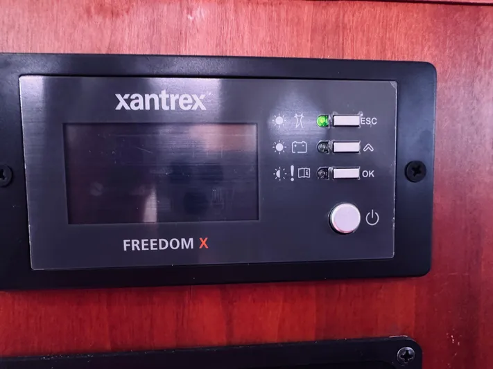Someday Yacht Photos Pics Xantrex Freedom X control panel on 2012 Back Cove 34 boat.