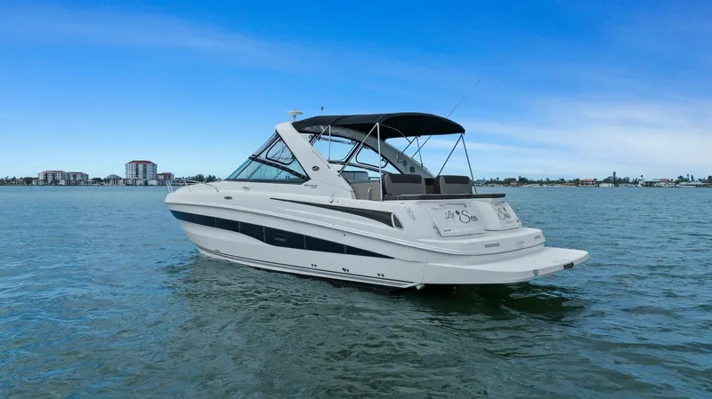 Lil Sea Sass Yacht Photos Pics 2014 Sea Ray 370 Venture (Lil Sea Sass)-Profile Stern 3/4 Port