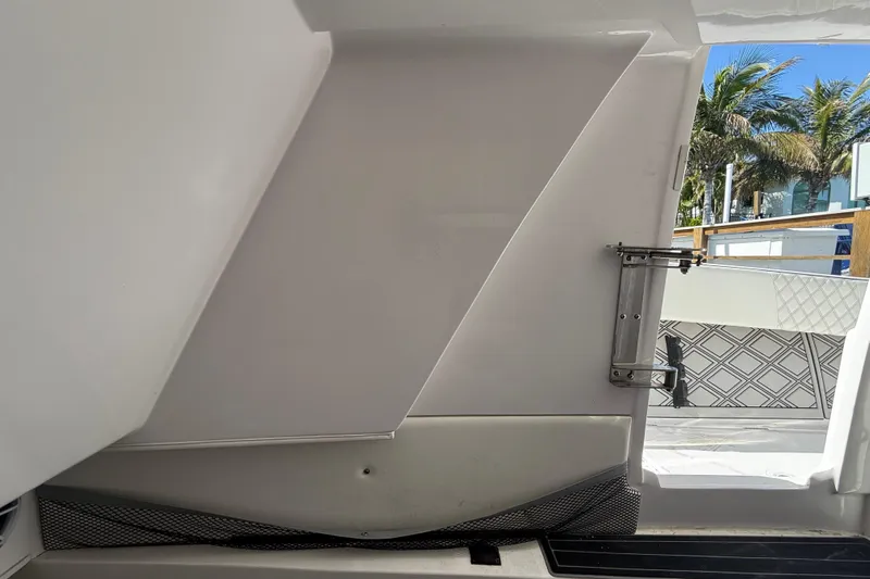  Yacht Photos Pics Interior view of a 2020 Streamline 45 boat, showcasing sleek design and modern fittings.