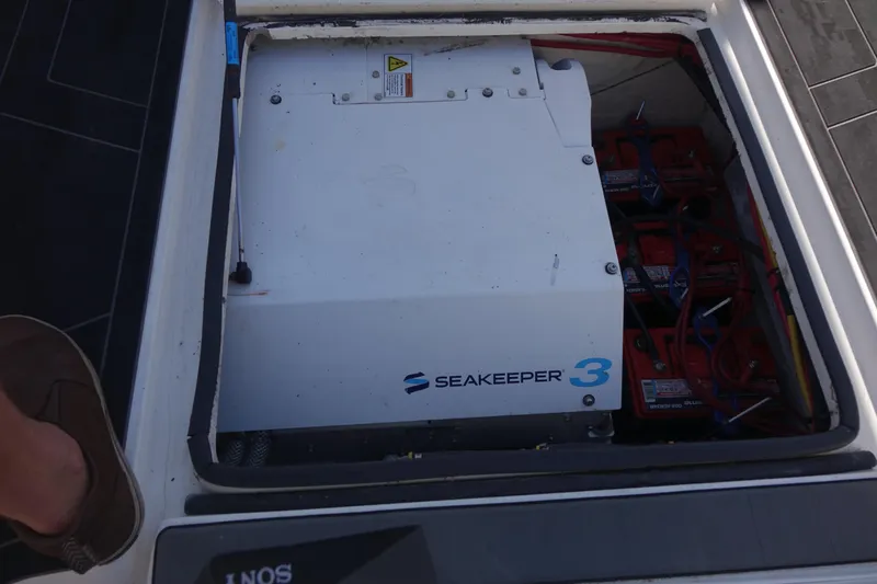 Shaka Yacht Photos Pics Seakeeper 3 stabilizer installed in a 2002 Fountain 38 CC Tournament Edition boat.