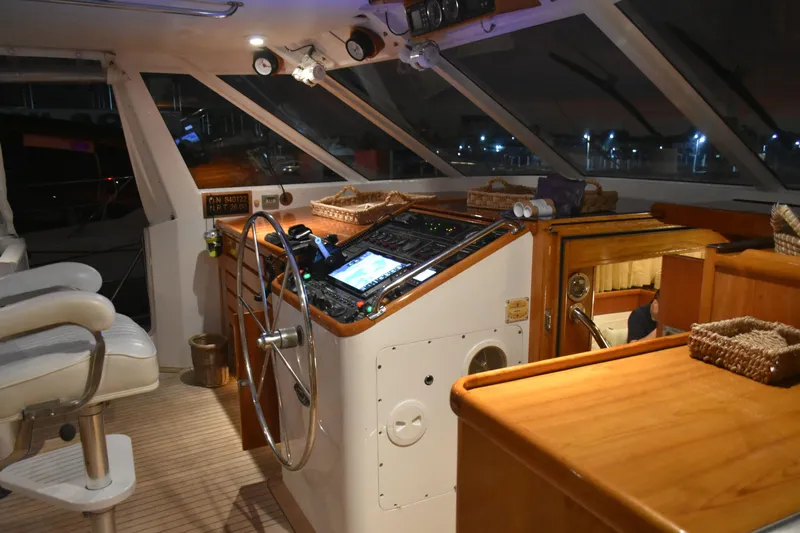 Sea Angel Yacht Photos Pics Cockpit forward
