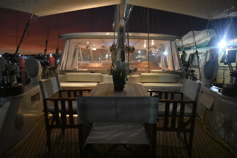 Sea Angel Yacht Photos Pics Aft deck