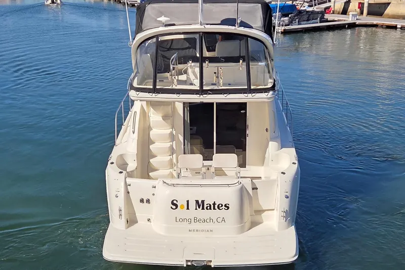 Soul Mates Yacht Photos Pics 2005 Meridian 411 Sedan boat named "Sol Mates" docked in Long Beach, CA.