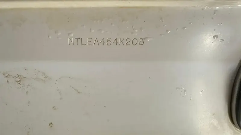  Yacht Photos Pics Hull identification number on 2003 Grady-White Marlin 300 boat.