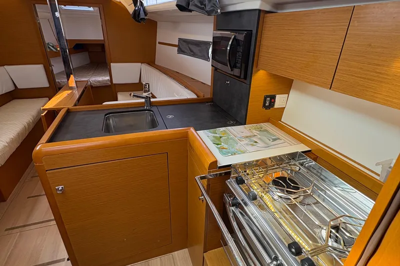 Alpha-joy Yacht Photos Pics Galley Looking forward II