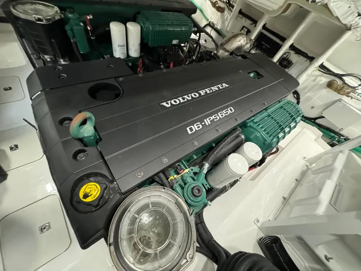  Yacht Photos Pics Volvo Penta D6-IPS650 engine in 2023 Princess V50 Open yacht.