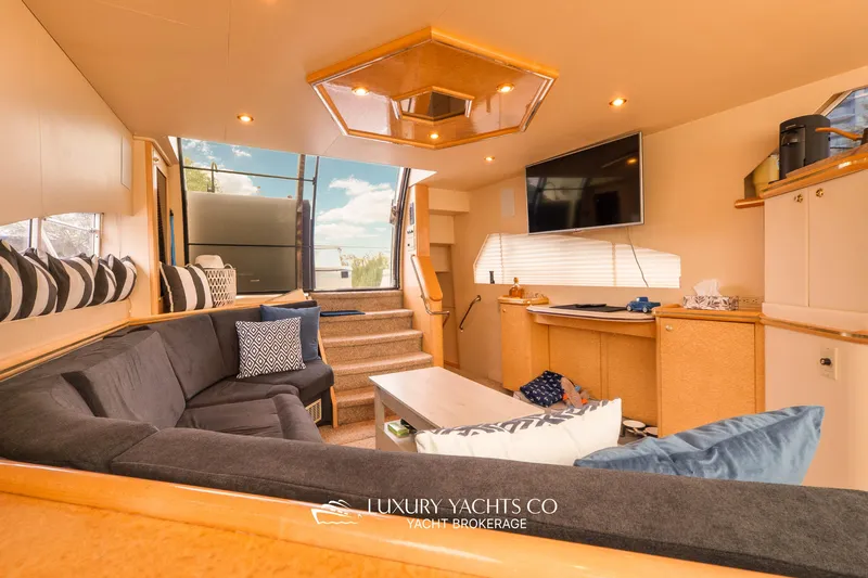  Yacht Photos Pics Luxurious interior of 1997 Neptunus 50 Aft Cabin yacht with modern amenities.