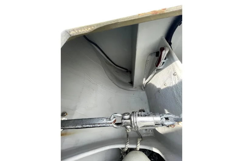 Three Sheets Yacht Photos Pics Interior view of 2019 Fountaine Pajot Saona 47 yacht, showcasing mechanical components.