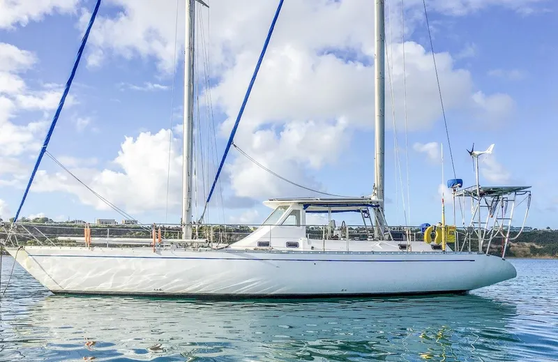 Luna Yacht Photos Pics 1980 Custom Dick Carter 50 Variable Draft Yacht