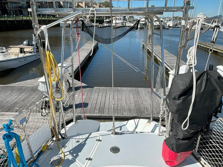 Luna Yacht Photos Pics Arch and Davits