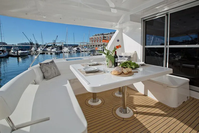 Catfish Yacht Photos Pics Manufacturer Provided Image: Leopard 51 PC Cockpit