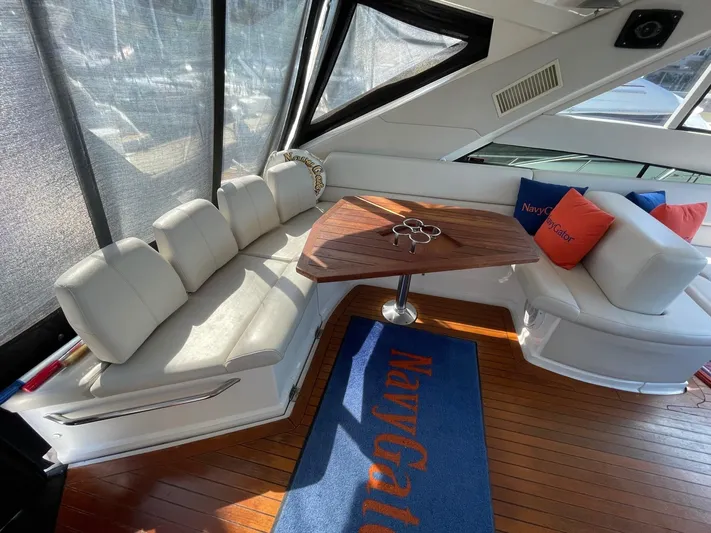 Navygator Yacht Photos Pics Regal 52 Sport Coupe - Helm Deck Seating