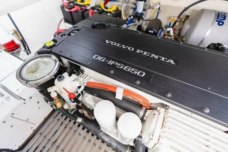  Yacht Photos Pics Volvo Penta D6-IPS650 engine in 2021 Tiara Yachts F44 Flybridge.