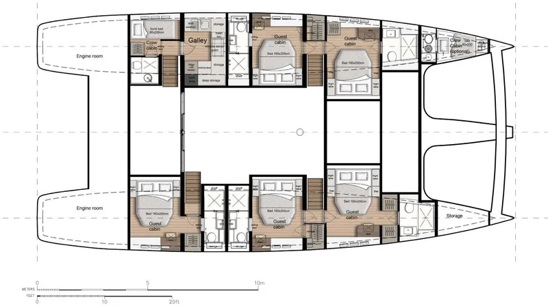 5-stateroom Sunreef Yacht Photos Pics 