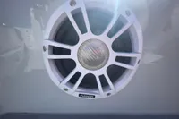 White Fusion speaker on 2008 SACS Strider boat.