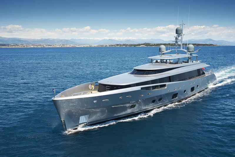 Excellence V Yacht Photos Pics Luxurious 2014 Feadship EXCELLENCE V yacht cruising on open sea.