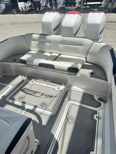  Yacht Photos Pics 2019 Nor-Tech 390 Sport Center Console with Mercury engines, featuring spacious seating and sleek design.