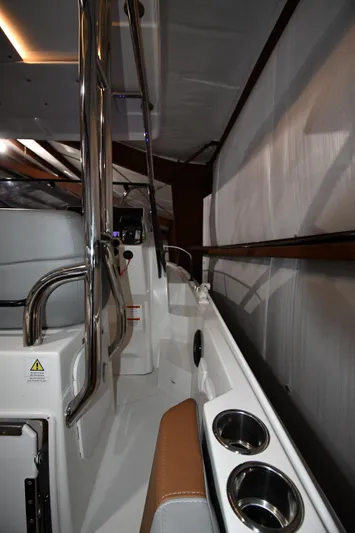  Yacht Photos Pics 2023 Beneteau Flyer 9 SUNdeck interior with sleek design and modern amenities.