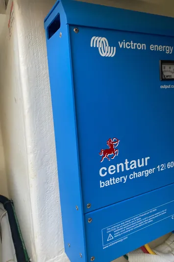 Knot Sorry Yacht Photos Pics Victron Energy Centaur battery charger in a 2021 Tiara Yachts 38LX.