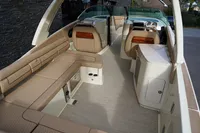 2024 Chris-Craft Launch 35GT interior with luxurious seating and modern design.
