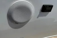 Speaker and control panel on 2015 Fjord 40 Open yacht.