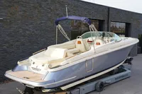 2024 Chris-Craft Launch 28 GT boat with sleek design and luxurious seating.