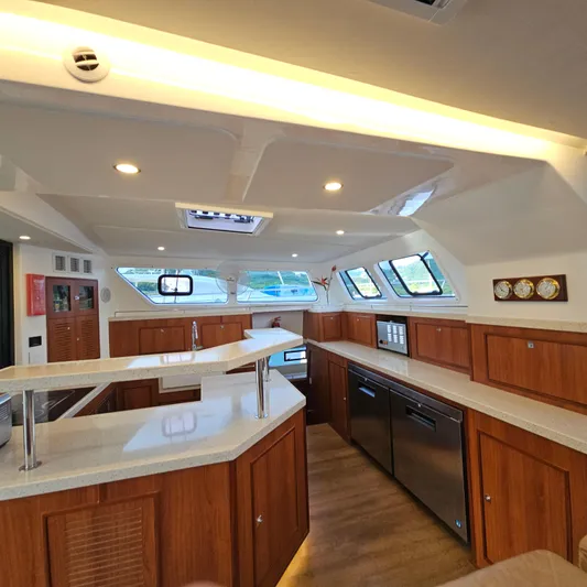 Calacoto Yacht Photos Pics Galley entrance