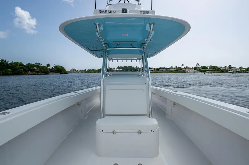 It's Time Yacht Photos Pics 2015 Bahama 41 boat on water, featuring a sleek design and spacious deck.