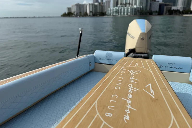  Yacht Photos Pics 2026 Lilybaeum Levanzo 25 Lounge Deck boat with scenic waterfront view.