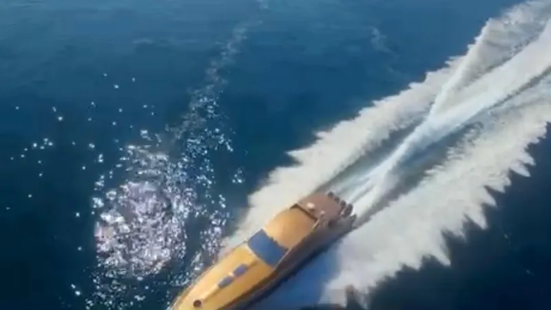 1676 Yacht Photos Pics Custom RIB 60 boat 2023 on open sea.