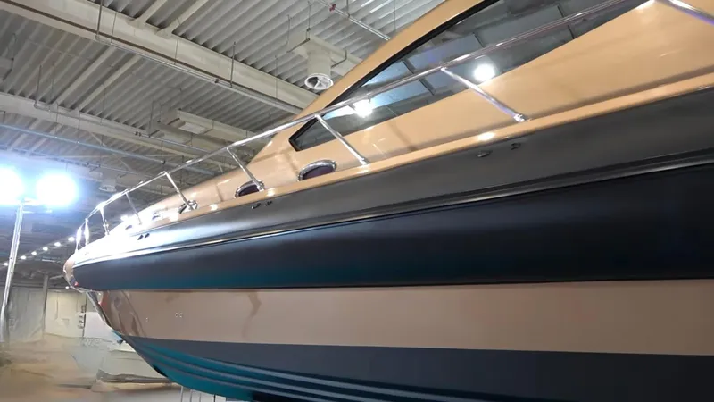 1676 Yacht Photos Pics Custom RIB 60 boat from 2023 in a shipyard.