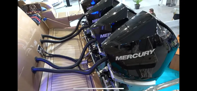 1676 Yacht Photos Pics Four Mercury outboard engines on a Custom RIB 60 boat, year 2023.