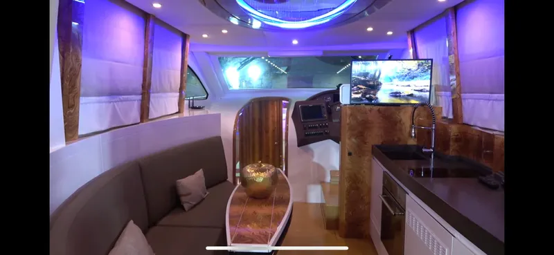 1676 Yacht Photos Pics Luxurious interior of Custom RIB 60 yacht, 2023 model.