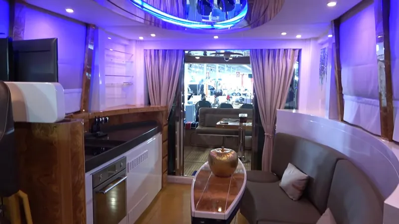1676 Yacht Photos Pics Interior of a Custom RIB 60 yacht, modern and luxurious, year 2023.