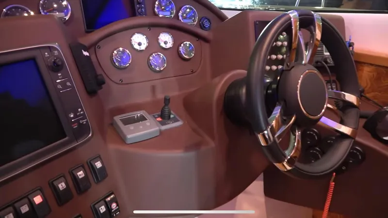 1676 Yacht Photos Pics Control console of a Custom RIB 60 boat, year 2023.