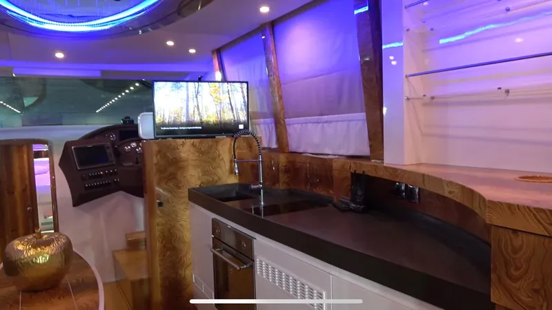 1676 Yacht Photos Pics Luxurious interior of Custom RIB 60 yacht, 2023 model.