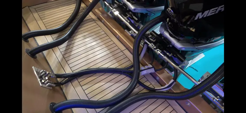 1676 Yacht Photos Pics Custom RIB 60 boat engines and cables, year 2023.