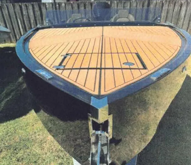  Yacht Photos Pics 2024 D-Boat 22 Diamond Series with sleek wooden deck design.