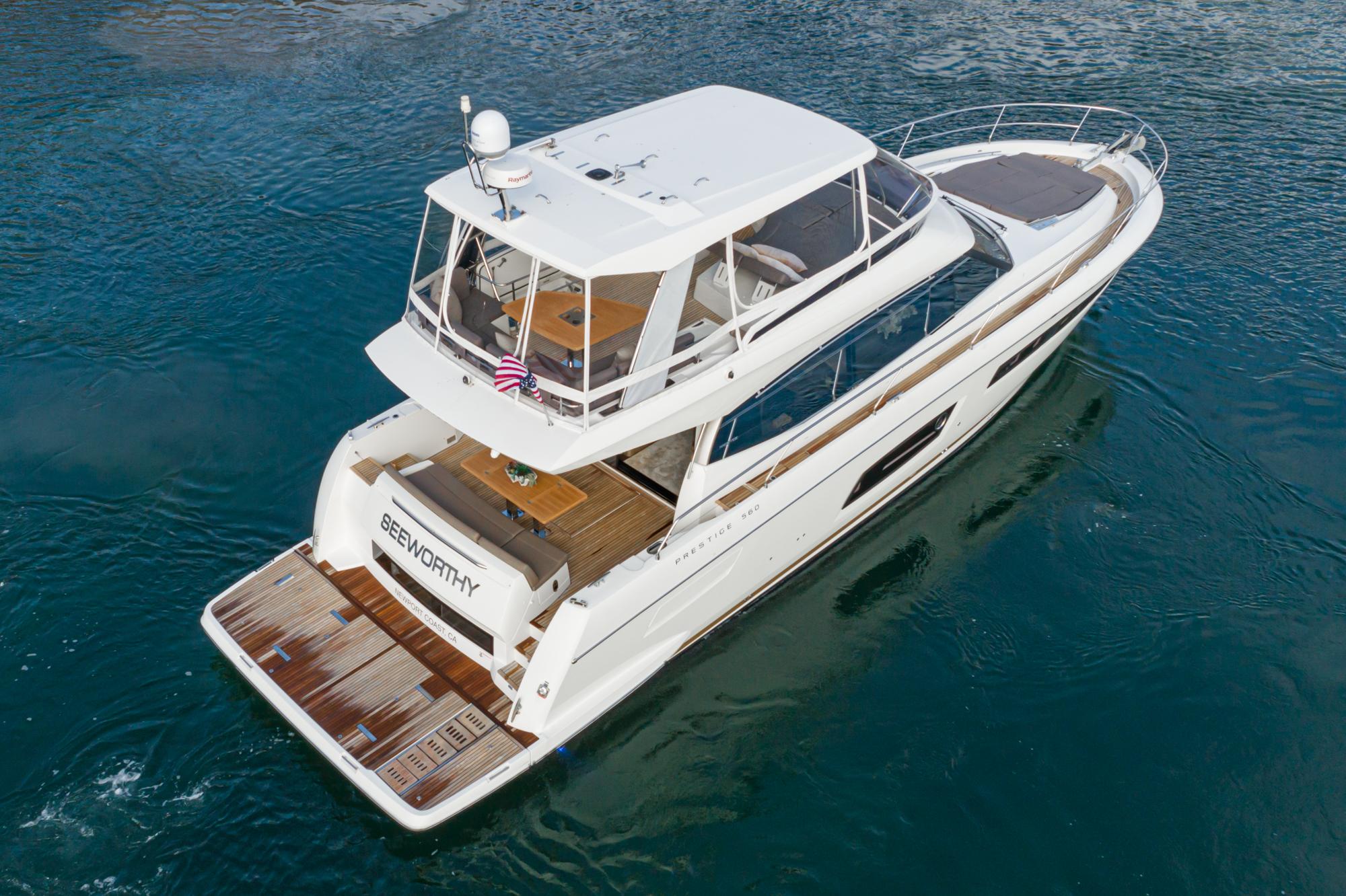 2018 Prestige 560 Fly Flybridge for sale - YachtWorld