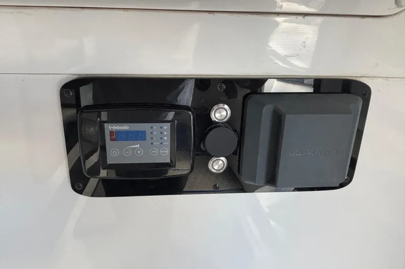  Yacht Photos Pics Control panel and audio system on 2024 GSX 36 model.