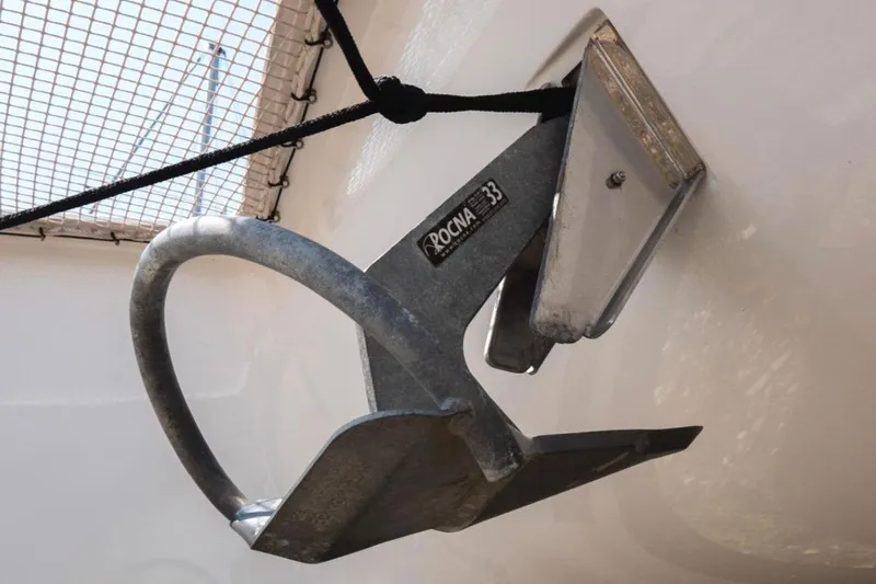 Love Is Yacht Photos Pics Anchor on 2019 Fountaine Pajot LUCIA 40 MAESTRO catamaran, Rocna 33 model.