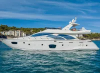 2008 Azimut 75 Flybridge, first launched 2013, fin stabilized