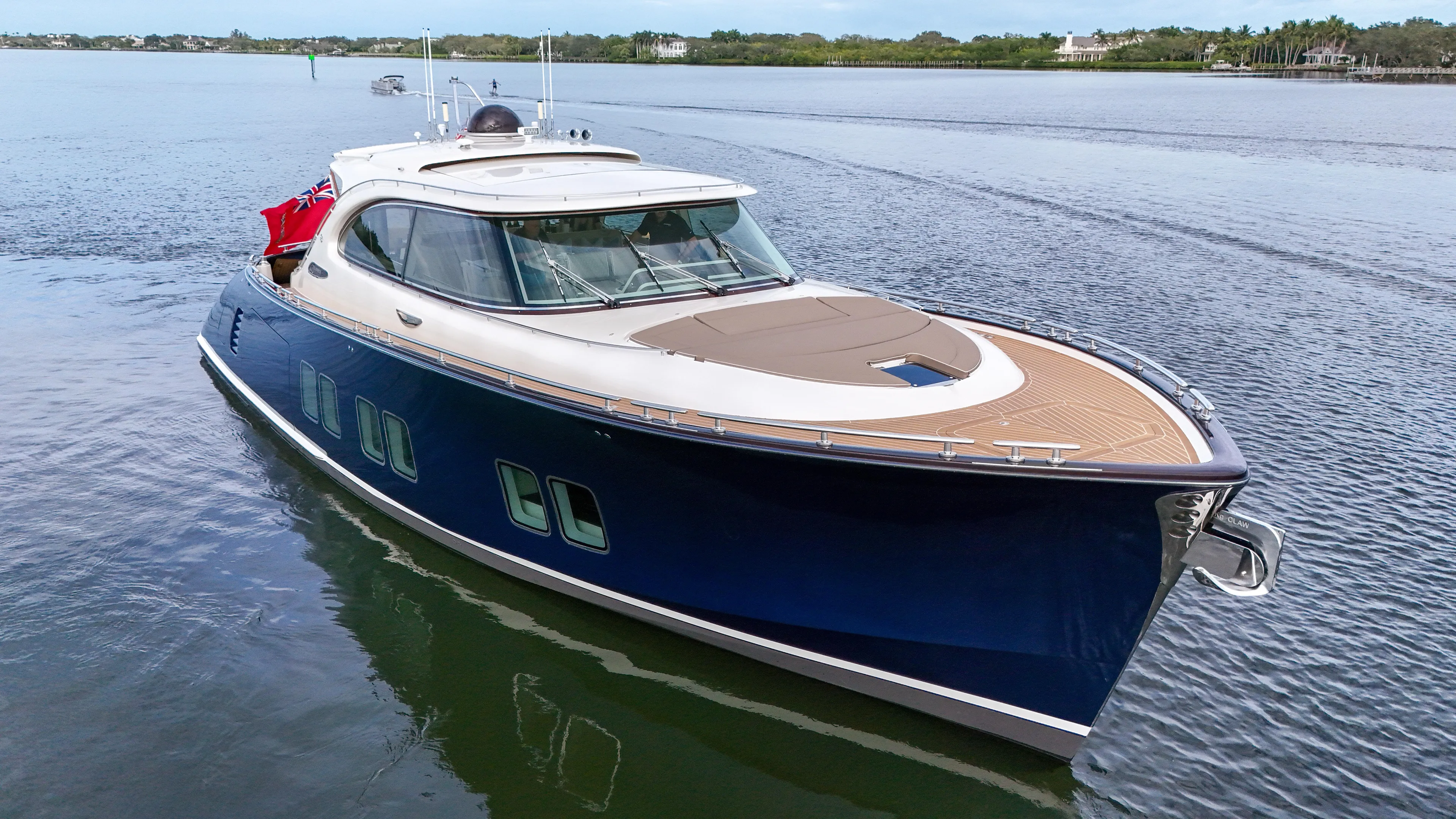 Maddamc2 Yacht Photos Pics 2023 Zeelander 72 luxury yacht cruising on calm waters.